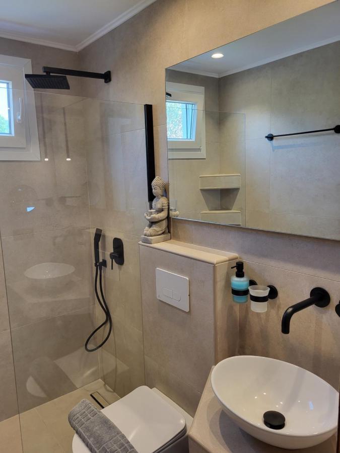 Ioannis Houses - Gemuetliches Ferienhaus Im Olivenhain Skala Potamia  Bagian luar foto