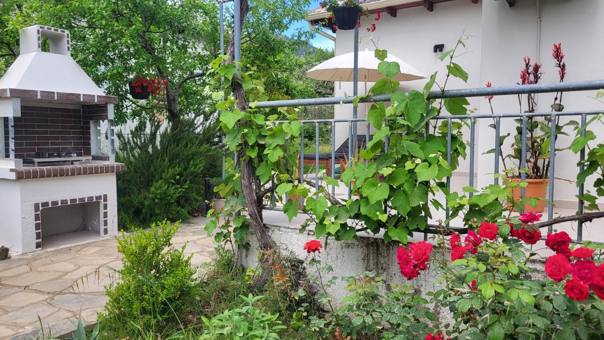 Ioannis Houses - Gemuetliches Ferienhaus Im Olivenhain Skala Potamia  Bagian luar foto