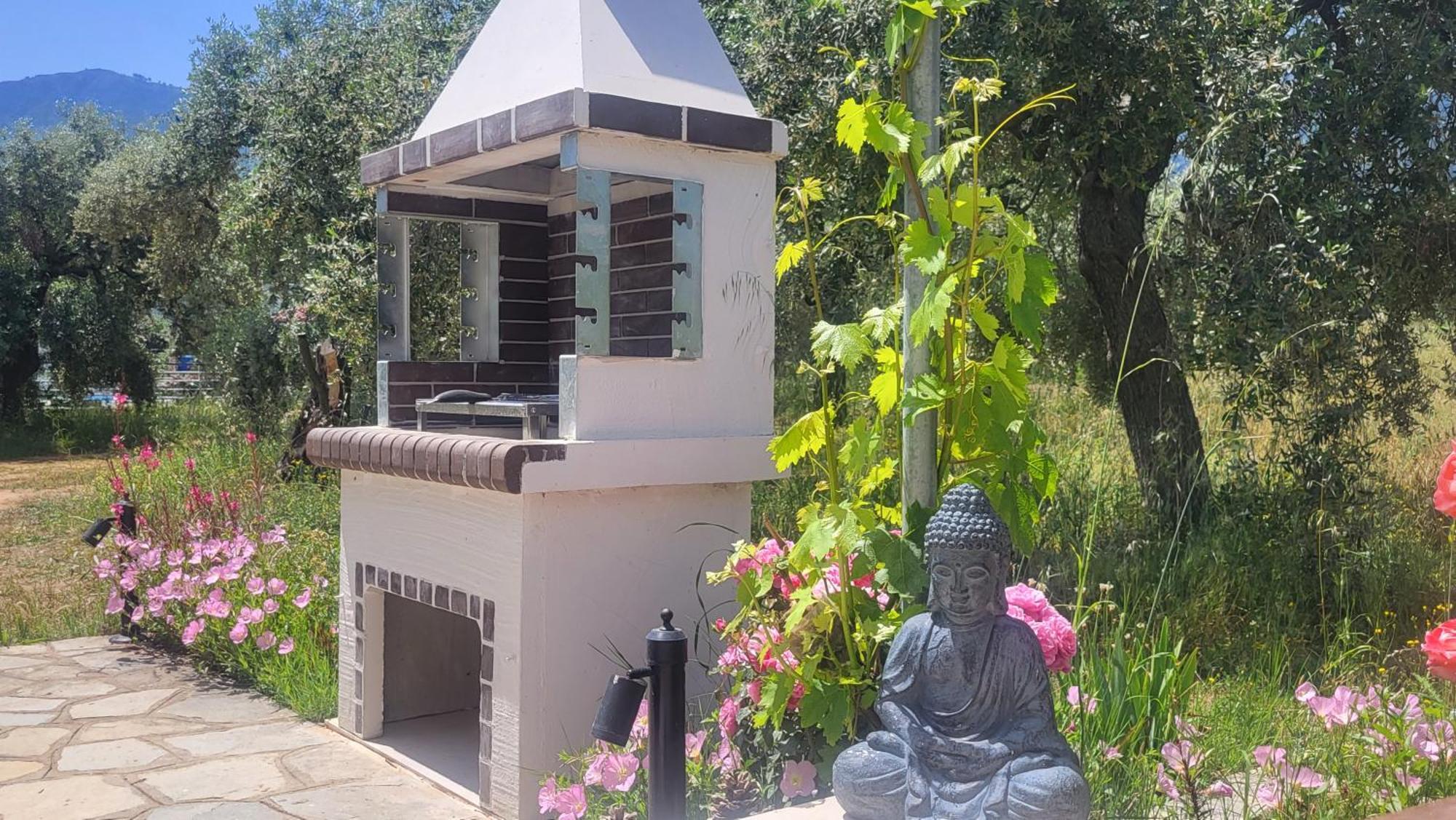 Ioannis Houses - Gemuetliches Ferienhaus Im Olivenhain Skala Potamia  Ruang foto