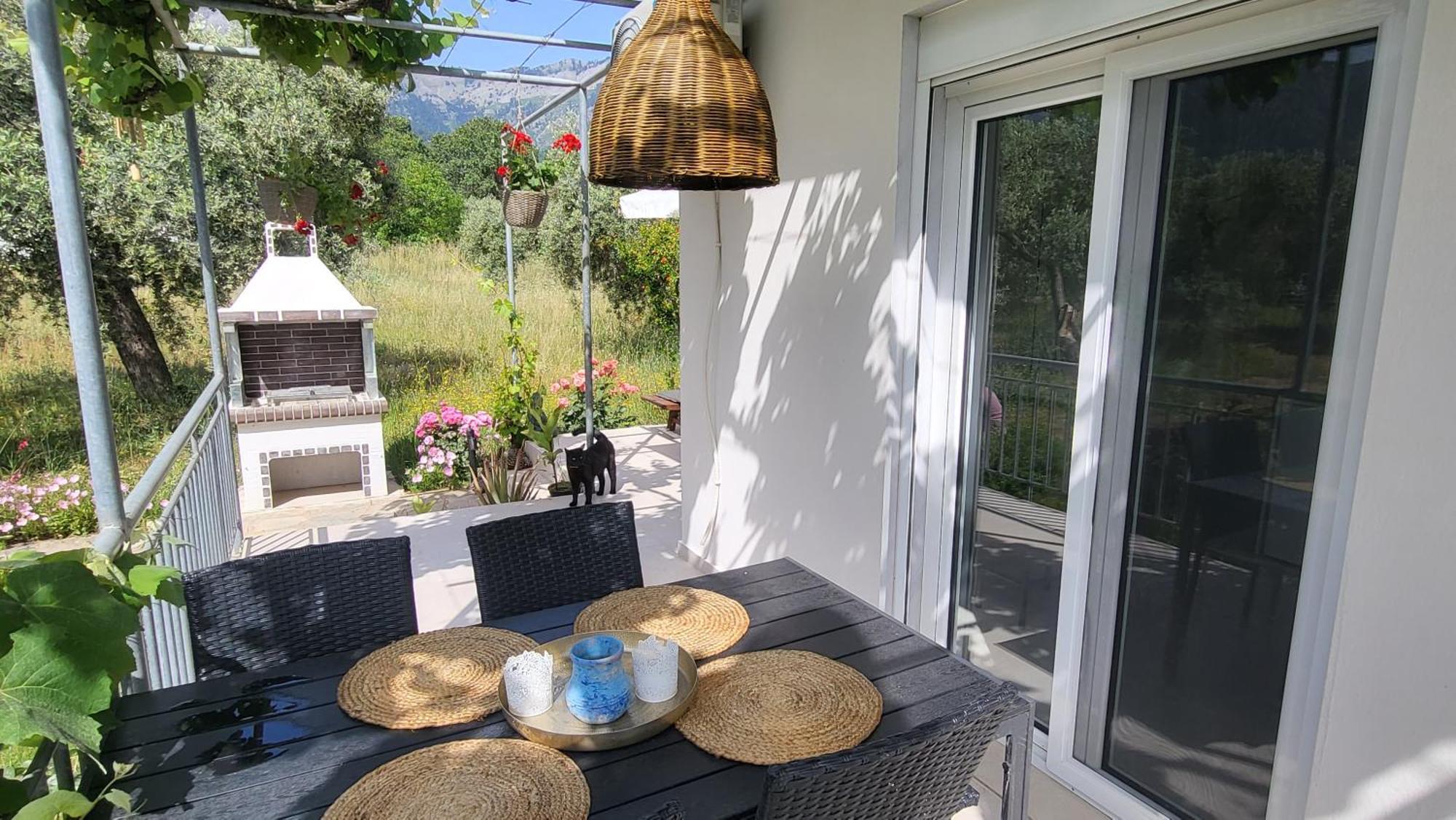 Ioannis Houses - Gemuetliches Ferienhaus Im Olivenhain Skala Potamia  Ruang foto